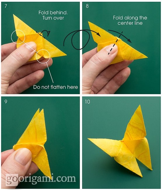 Как сделать бабочку из бумаги для детей